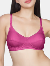 Load image into Gallery viewer, Sonari Non-Padded Wirefree Cotton Medium Coverage Bra with Three-Section Cups – AFREEN