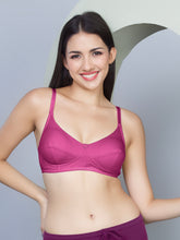 Load image into Gallery viewer, Sonari Non-Padded Wirefree Cotton Medium Coverage Bra with Three-Section Cups – AFREEN