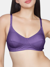Load image into Gallery viewer, Sonari Non-Padded Wirefree Cotton Medium Coverage Bra with Three-Section Cups – AFREEN