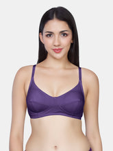 Load image into Gallery viewer, Sonari Non-Padded Wirefree Cotton Medium Coverage Bra with Three-Section Cups – AFREEN
