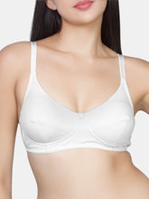 Load image into Gallery viewer, Sonari Non-Padded Wirefree Cotton Medium Coverage Bra with Three-Section Cups – AFREEN