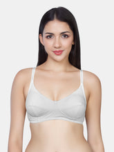 Load image into Gallery viewer, Sonari Non-Padded Wirefree Cotton Medium Coverage Bra with Three-Section Cups – AFREEN