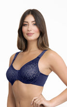 Load image into Gallery viewer, Amante Ultimo Perfect Profile Non-Padded Wired Minimizer Bra - Inky Blue