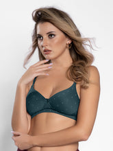 Load image into Gallery viewer, Sonari Lightly Padded Wirefree Polyester Medium Coverage Bra with Detachable Straps – SMT011
