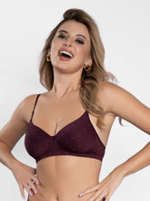 Load image into Gallery viewer, Sonari Lightly Padded Wirefree Polyester Medium Coverage Bra with Detachable Straps – SMT011