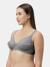 Load image into Gallery viewer, Sonari Medium Coverage Non Padded Wirefree Nylon Spandex Lace Bra with Adjustable Straps – NINO