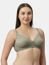 Load image into Gallery viewer, Sonari Medium Coverage Non Padded Wirefree Nylon Spandex Lace Bra with Adjustable Straps – NINO