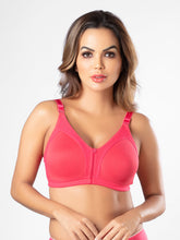Load image into Gallery viewer, Sonari Non-Padded Wirefree Spacer Fabric Full Coverage M-Frame Minimizer Bra with Adjustable Straps – NOODLE