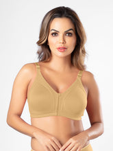 Load image into Gallery viewer, Sonari Non-Padded Wirefree Spacer Fabric Full Coverage M-Frame Minimizer Bra with Adjustable Straps – NOODLE
