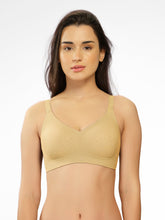 Load image into Gallery viewer, Sonari Padded Medium Coverage Seamless Wirefree T-Shirt Bra with Nylon Elastane U-Back Support – SM 103