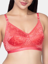 Load image into Gallery viewer, Sonari Non Padded Wirefree Nylon Net Medium Coverage Fashion Bra with Seamed Cups and Hook Closure – NUTRALV