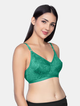 Load image into Gallery viewer, Sonari Non Padded Wirefree Nylon Net Medium Coverage Fashion Bra with Seamed Cups and Hook Closure – NUTRALV