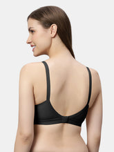 Load image into Gallery viewer, Sonari Pure Cotton Lightweight Moulded Medium Coverage Non Padded Embroidered Bra with U-Back and Hook Closure – CIELO