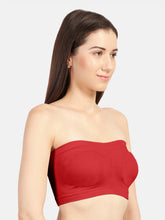 Load image into Gallery viewer, Sonari Full Coverage Non Padded Wirefree Strapless Cotton Tube Bra for Everyday Use – BLOOM
