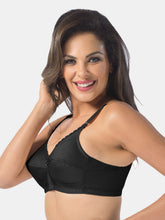 Load image into Gallery viewer, Sonari Full Coverage Cotton Poplin Regular Bra with Two Section Conical Cups and U-Back – ICE
