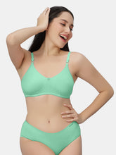 Load image into Gallery viewer, Sonari Non Padded Wirefree Cotton Spandex Full Coverage Everyday Bra with Adjustable Straps – BASICKS