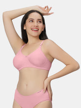 Load image into Gallery viewer, Sonari Non Padded Wirefree Cotton Spandex Full Coverage Everyday Bra with Adjustable Straps – BASICKS