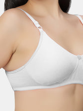 Load image into Gallery viewer, Sonari Non Padded Wirefree Cotton Spandex Full Coverage Everyday Bra with Adjustable Straps – BASICKS