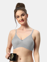Load image into Gallery viewer, Sonari Non-Padded Wirefree Cotton Polyester Medium Coverage Everyday Bra with Adjustable Straps – MISHA