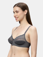 Load image into Gallery viewer, Sonari Non-Padded Wirefree Nylon-Spandex Medium Coverage Fashion Bra with Adjustable Straps – LEAF