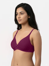 Load image into Gallery viewer, Sonari Non Padded Wirefree Medium Coverage Polyester Cotton Everyday Bra with Adjustable Straps – OMANIA