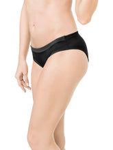 Load image into Gallery viewer, Amante Satin Edge Bikini Panty - Black 10103