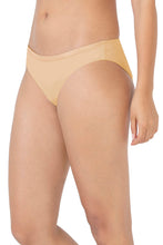 Load image into Gallery viewer, Amante Satin Edge Bikini Panty - Sand 10108