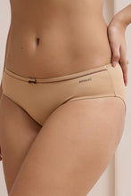 Load image into Gallery viewer, Amante Casual Chic Low Rise Bikini - Sandalwood & Cappuchino 10901