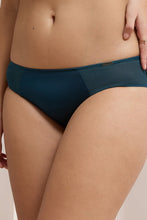 Load image into Gallery viewer, Amante Glimmer Mesh Bikini Panty - Reflecting Pond 112101