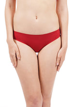 Load image into Gallery viewer, Amante Silicone Flock Bikini Panty - Red 11402