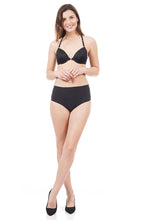 Load image into Gallery viewer, Amante Vanish Seamless High Waist Panty - Black 11411