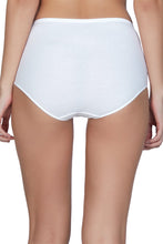 Load image into Gallery viewer, Amante Cotton Lace Full Brief - White 75201