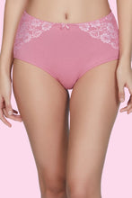 Load image into Gallery viewer, Amante Cotton Lace Full Brief - Wild Rose 75201