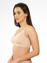 Load image into Gallery viewer, Sonari Padded Medium Coverage Seamless Wirefree T-Shirt Bra with Nylon Elastane U-Back Support – SM 103