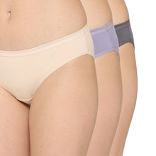 Load image into Gallery viewer, Wacoal Cotton Low Waist Medium Coverage Everyday Wear Pack of 3 Bikini Panty PI03G03