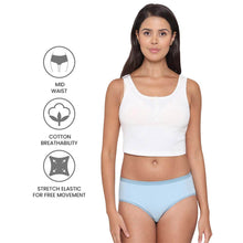Load image into Gallery viewer, Wacoal Cotton Mid Waist Medium Coverage Everyday Wear Pack of 3 Hipster Panty PI03H04