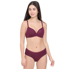 Load image into Gallery viewer, Wacoal BASICS Zoe Mid-waist Medium Coverage Everyday wear Hipster Panty - Wine PI03P02