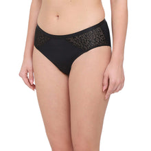 Load image into Gallery viewer, Wacoal BASICS Bliss Mid-waist Medium Coverage Everyday wear Hipster Panty - Black PI03Q01