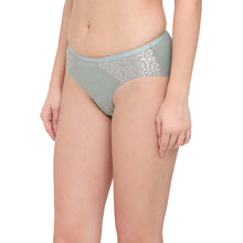 Load image into Gallery viewer, Wacoal BASICS Bliss Mid-waist Medium Coverage Everyday wear Hipster Panty - Green PI03Q01