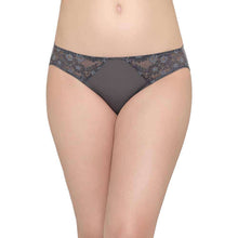 Load image into Gallery viewer, Wacoal Balcony & Beyond Low Waist Medium Coverage Everyday Wear Bikini Panty - Grey PI05B02