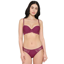 Load image into Gallery viewer, Wacoal Balcony & Beyond Low Waist Medium Coverage Everyday Wear Bikini Panty-Wine PI05B02