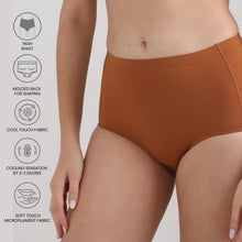 Load image into Gallery viewer, Wacoal Cool Comfort High-waist Full Coverage Everyday wear Midi Panty-Brown PI05H01