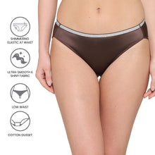Load image into Gallery viewer, Wacoal Women’s Stellar Low-waist Medium Coverage Seamless Bikini Panty-Dark Brown PI05I01