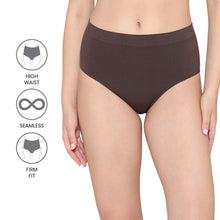 Load image into Gallery viewer, Wacoal Firm Fit High Waist Full Coverage Everyday Wear Brief Panty-Dark Brown PI06A01