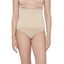 Load image into Gallery viewer, Wacoal Women’s Tummy Slimmer High-waist Full Coverage Seamless Shapewear Shaping Brief Beige PI06A02