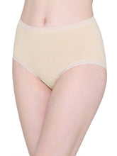 Load image into Gallery viewer, Wacoal Dear Hip Mid-Waist Full Coverage Comfortable Everyday Wear Brief Panty -Beige PI06C01