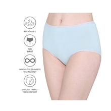 Load image into Gallery viewer, Wacoal Dear Hip Mid-Waist Full Coverage Comfortable Everyday Wear Brief Panty -Sky Blue PI06C01