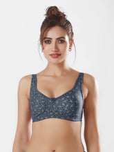 Load image into Gallery viewer, Sonari Non-Padded Wirefree Full Cup Medium Coverage Cotton-Polyester Bra with Adjustable Straps – PONDS