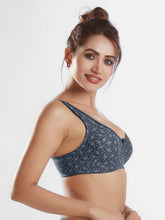 Load image into Gallery viewer, Sonari Non-Padded Wirefree Full Cup Medium Coverage Cotton-Polyester Bra with Adjustable Straps – PONDS