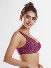 Load image into Gallery viewer, Sonari Non-Padded Wirefree Full Cup Medium Coverage Cotton-Polyester Bra with Adjustable Straps – PONDS